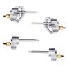 Aluminum Straight Axles Change To Portal Front Rear Axles For 1/18 RC Crawler TRX4M Ground Clearance+8.1MM DIY Kit