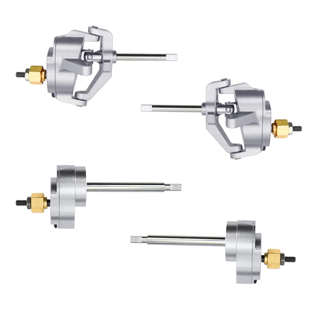 Aluminum Straight Axles Change To Portal Front Rear Axles For 1/18 RC Crawler TRX4M Ground Clearance+8.1MM DIY Kit