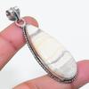 Natural Calcite Agate Gemstone 925 Sterling Silver Jewelry Pendant 2.36" AP-14764