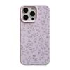 Purple Small Floral Suitable for Apple 16 Mobile Phone Case 17promax Korean Gentle Iphone14 Small Fresh 13 Soft