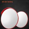Wide-Angle Road Corner Traffic Mirror - Large Round Convex Reflective Mirror for Intersections