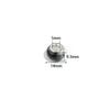 20pcs 14x9.3mm Resin Beads Gradient Color Big Hole Round Loose Spacer Beads for Jewelry Making DIY Bracelet Necklace Accessories