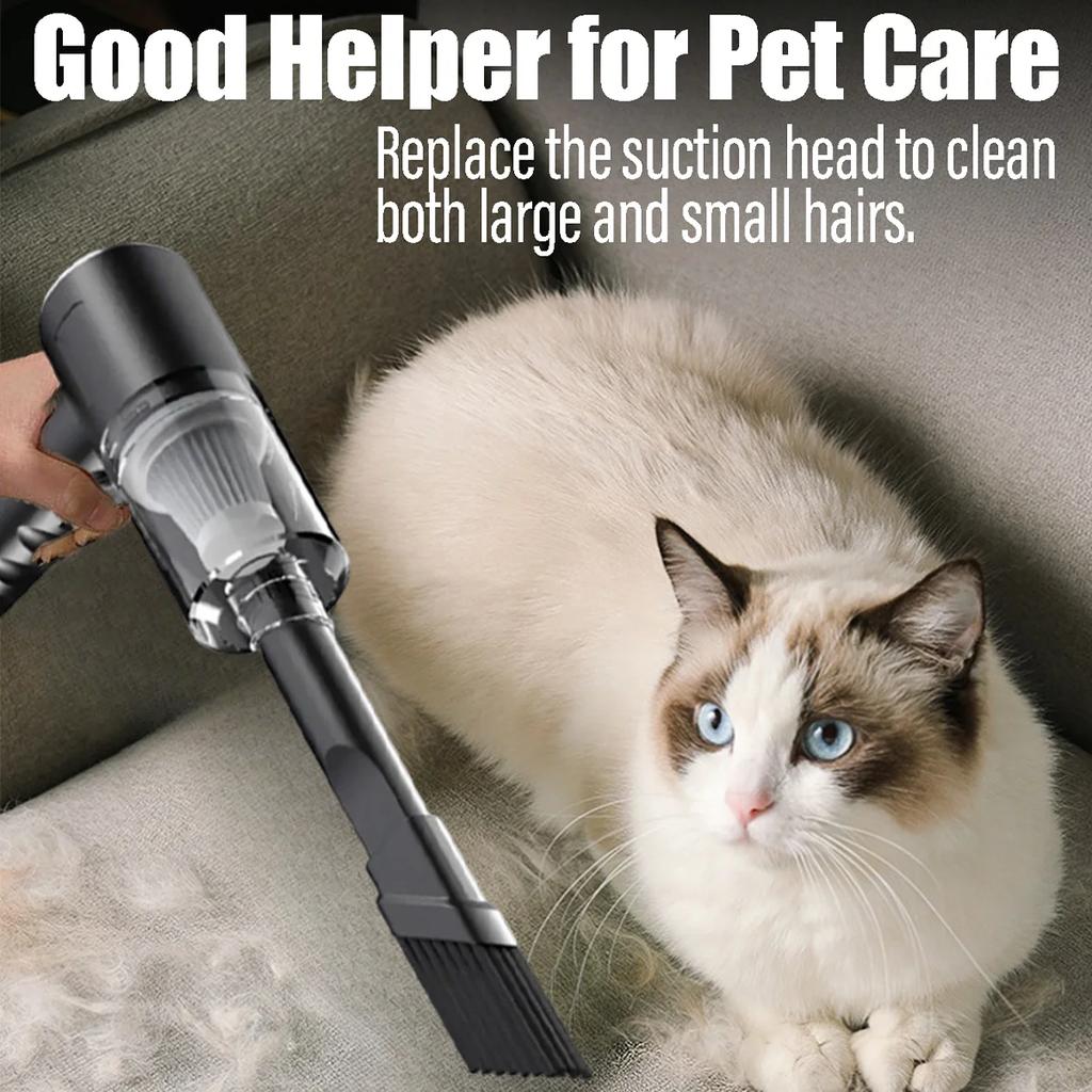7000Pa Pet Hair Vacuum Cleaner Remover Rechargeable Handheld Household Car Vacuum Cleaner For Pet Hair Absorber Cleaning Tool