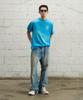 Keulaeki [Unisex] Flag Logo Tee_Blue [Kr265Put431]