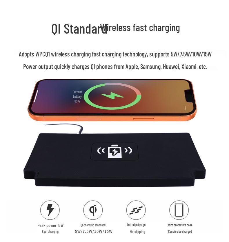 Odyssey Wireless Charger & Storage Box for Elysion: Console Decorative Car Accessory.