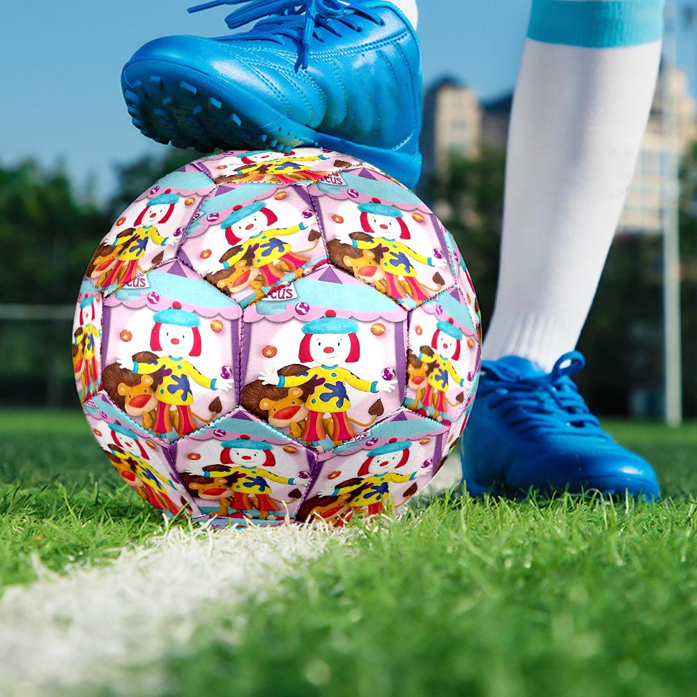 JoJo's Circus Theme Size 5 Soccer Ball, Suitable for Both Indoor and Outdoor Matches, a Gift Suitable for Everyone.