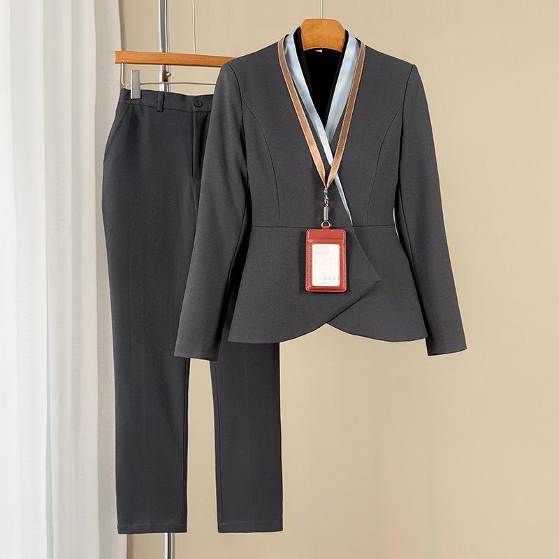 2025 Spring/Autumn Women's Professional Slimming Suit Set - Elegant Office Workwear
