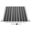 vidaXL Zaunelement Set WPC 699x186 Cm Schwarz