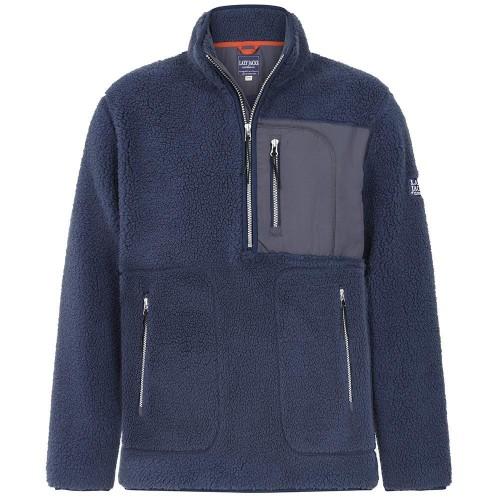 Lazy Jacks Mens Sherpa Fleece Half Zip Sweatshirt