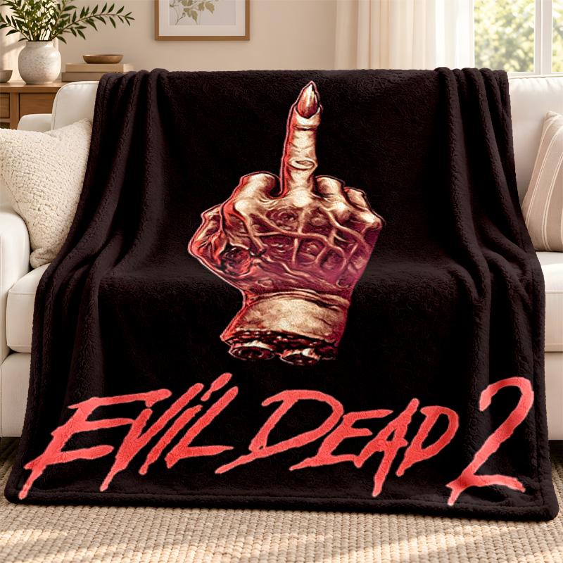 Evil dead blanket Flannel Blanket Soft Cozy Plush Throw for Sofa Bed Lightweight Home Decoration Outdoor camping