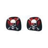 2Pcs Exaggerated Car Pillowcase Cool Decorations Car Seat Headcover  Car Interior