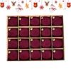 Velvet Christmas Balls 20pcs/box Flocked Tree Balls Pendant Ornaments 2025 Party Decoration Xmas Navidad Home Decor