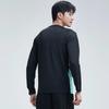 Men's Quick-Dry Long-Sleeve Sports Shirt - Breathable, Loose Fit for Fitness, Running, Badminton