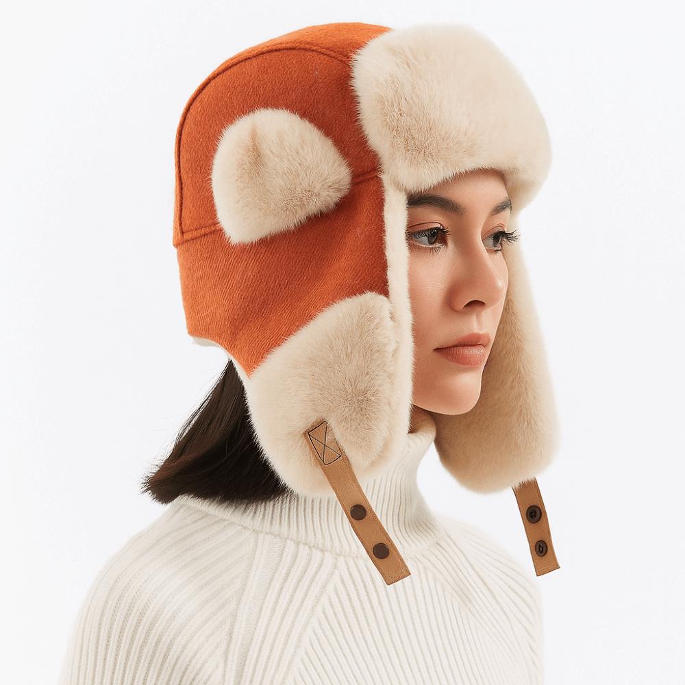 Verdickte Ohrenschutzmütze Winddichte Lei Feng Mütze Einfache Ohrenklappenmütze Outdoor