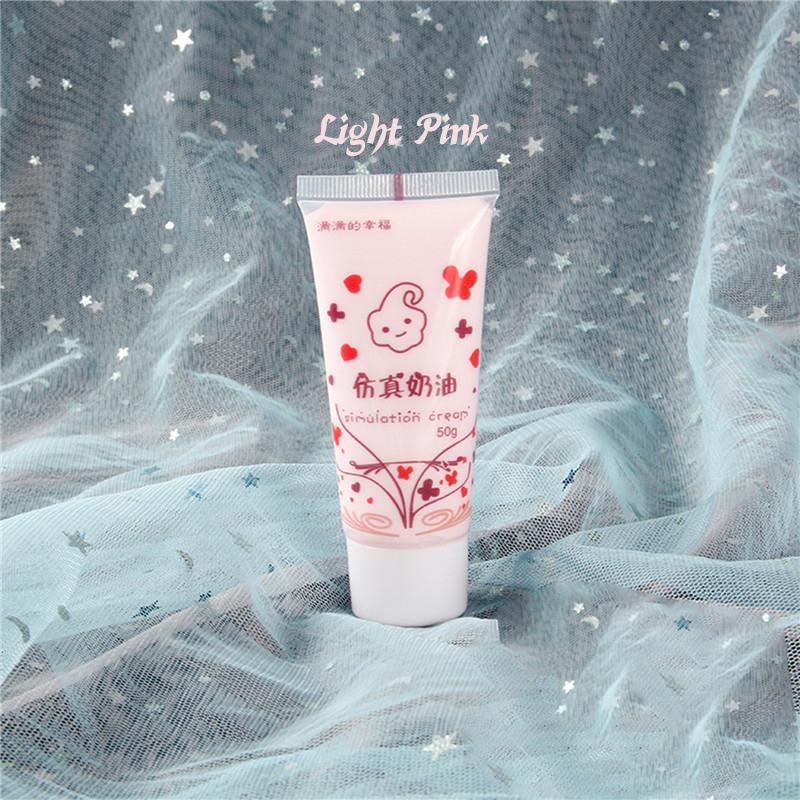 1Pcs (50Ml) Resin Diy Fake Whipped Cream Clay Simulation Cream Gel Antifreeze Mobile Shell Beauty Diy Craft Soft Clay Decoration