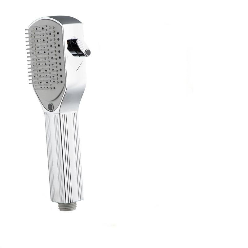 Silicone Nozzles Hand Held Shower Head Hair Massage Brush Handheld Shower Head ABS Plastic