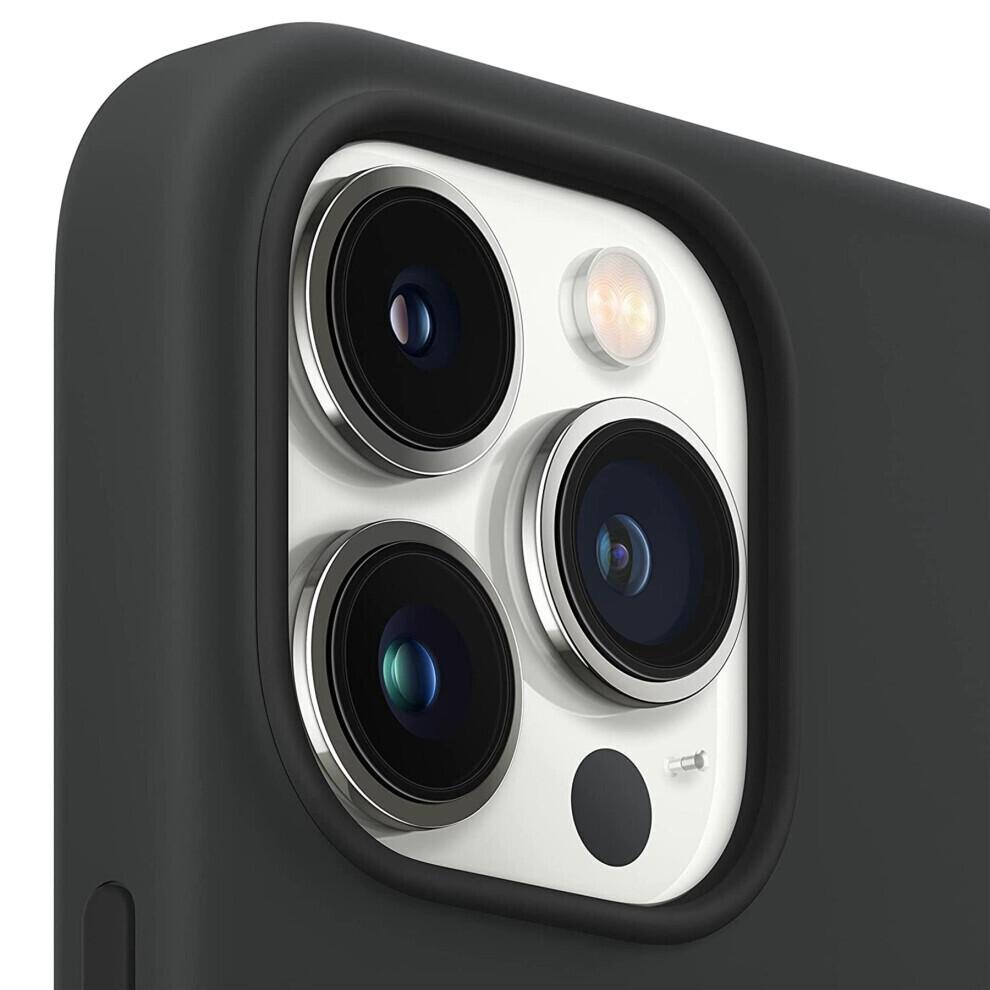 Apple Silicone Case with MagSafe for Apple iPhone 13 Pro - Midnight Black - MM2K3ZM/A