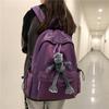 Schoolbag Versatile Backpack Fashion Travel Large Capacity Backpack Simple Texture Computer Bag Campus High Value Student School Bag
