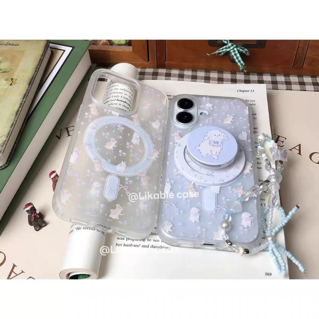 Purple Floral Application Apple 11promax Mobile Phone Case 11 Magnetic Suction 11 Bracket 11/11 Skin Feeling All-inclusive 11e Hard
