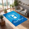 Malmö FF Printed Crystal Velvet Rug Non‑Slip Crystal Velvet Carpet For Sofa Bedroom Indoor Home Decoration
