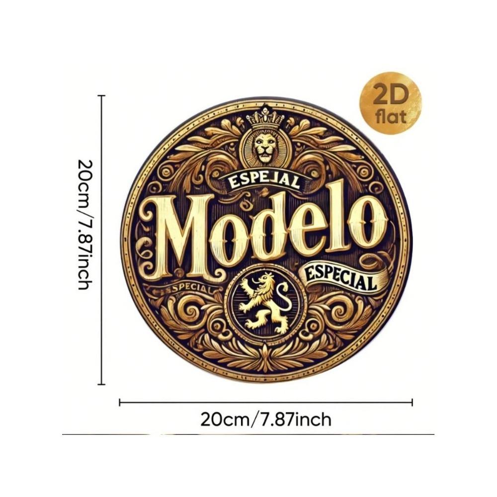 Vintage Modelo Bier Metallschild Retro Bar Wanddekor Blechschild Poster