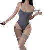 Sexy Underwear Dead Reservoir Suspender Onesie Open Crotch Underwear High Fork Restrain Yin Tights Women's Super Tight Transparent Swimsuit