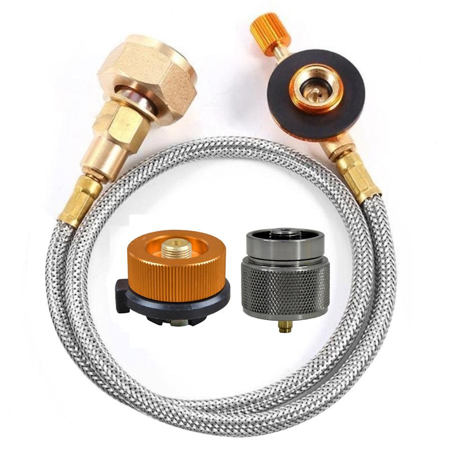 Outdoor Camping Intercharging Adapter Air Tank Converter Head Inflatable Connector Outdoor Supplies Pressure Relief Valve