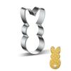 6pcs Easter Stainless Steel Cookie Cutter | Happy Bunny Baking Tool for Biscuits and Rice Balls, 304 Stainless Steel