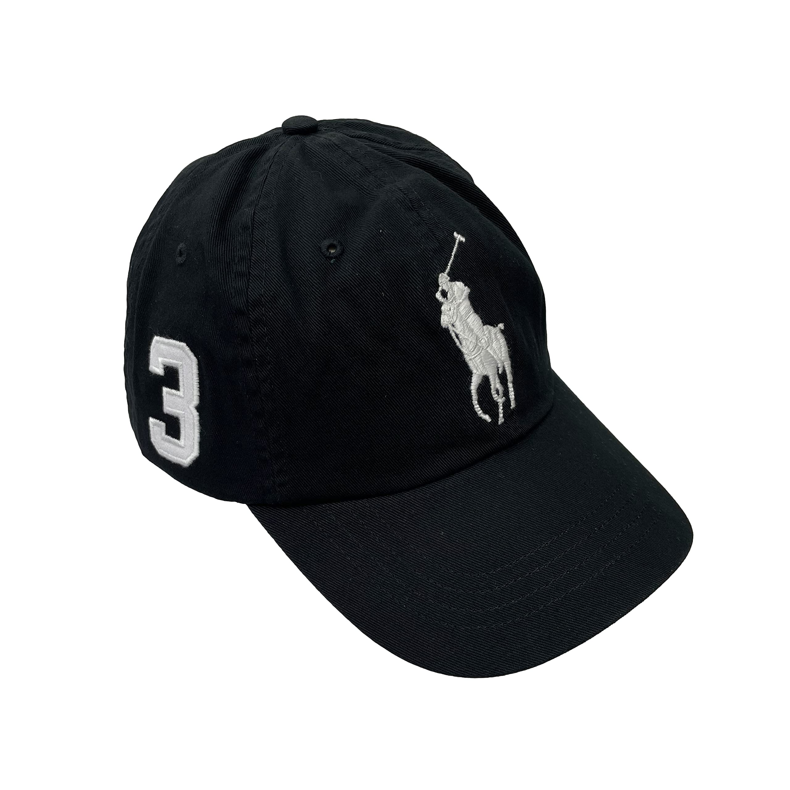 

Polo Ralph Lauren Cap Hat Big Pony Black No.3 Men s Women s [Used] чёрный