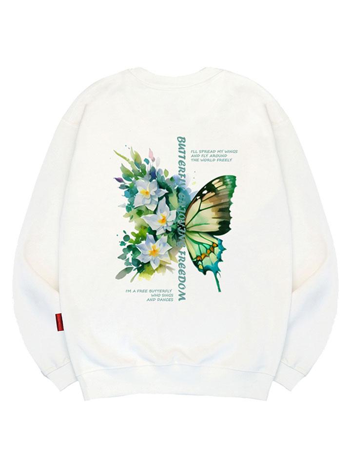 Ellamo Lilyfly Sweatshirt Unisex Big Size S~4Xl (Type A)