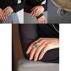 Fashionable Adjustable Oval Water Drop Ring For Women In Elegant Vintage Design