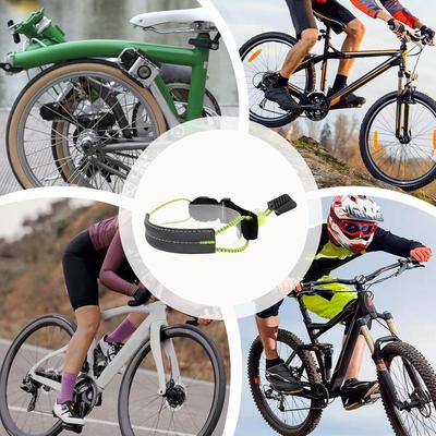Ceinture Réfléchissante Élastique 18-25cm VTT Nuit Pantalon Réfléchissant Équipement Pantalon VTT Nuit Extérieur Haute Visibilité