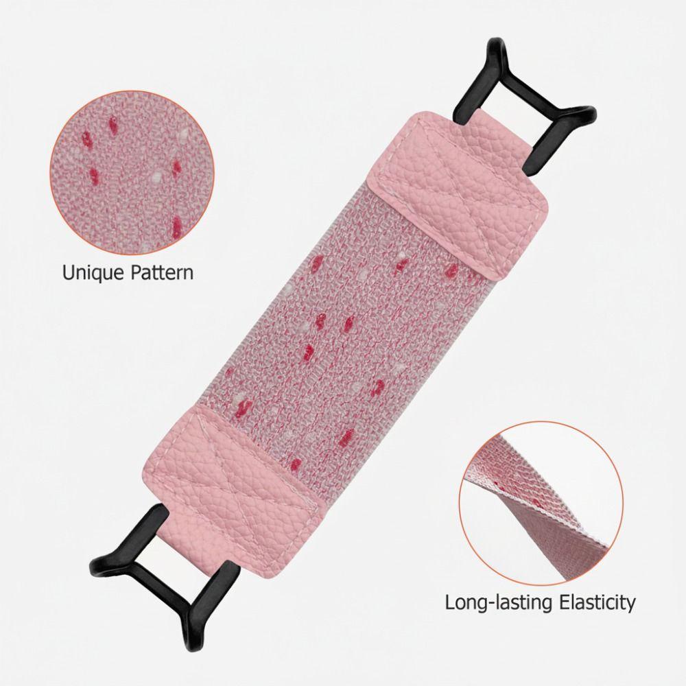 Glittery Tablet Hand Strap PU Leather Elastic EReader Holder Portable for Kindle/Kobo/Voyaga/Lenovo/Sony 6-8" E-Book Tablet