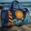 Vintage Sailing Series Small Carry-on Quilted Travel Bag Multi-functional Gym