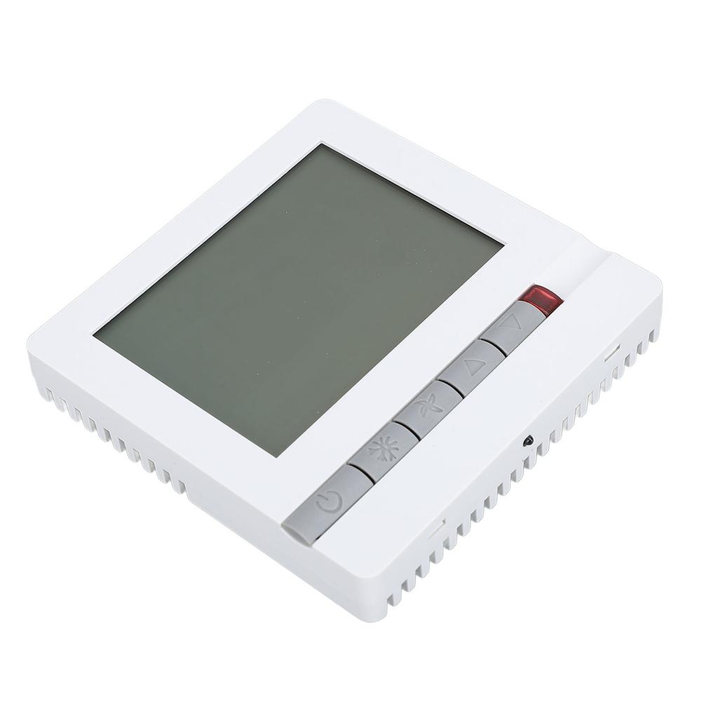 DC Brushless Fan Thermostat with LCD Screen Digital Smart Room Thermostat for Room Heating with Adju