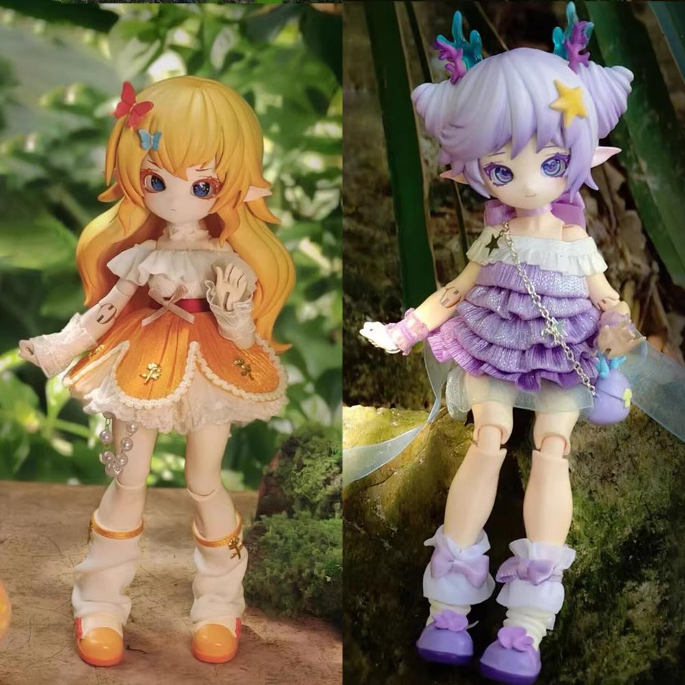 Authentic in Stock Mushroom Fungus 1/12 BJD Blind Box Movable Joint Doll Anime Figure Collectible Toy Ornaments Boy Girl Gifts