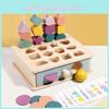 Wooden Shape Matching Box With Color Recognition For Early Education And Focus Development