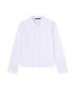 CRANK Pintuck Lace Long Sleeve Blouse_White