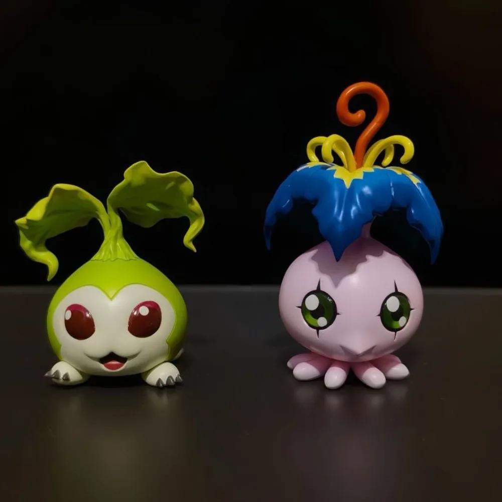 2-5cm Anime Digimon Adventure Figure Gabumon Pyocomon Koromon Mochimon Tokomon Plotmon Action Figures Collection Model Toys Gift