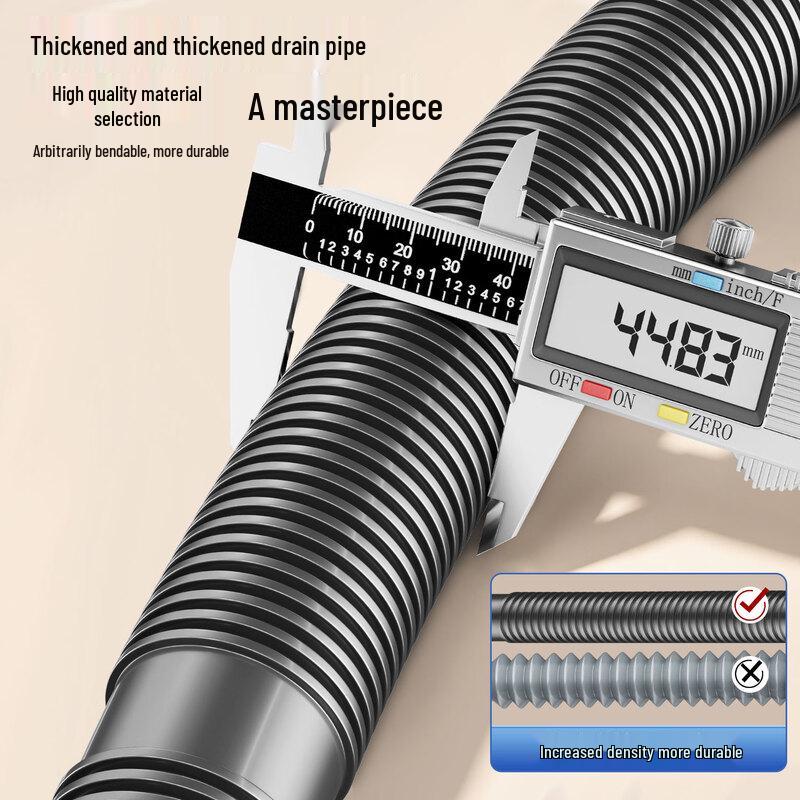 CVBAB Kitchen Sink Drain Pipe Set for Single Basin