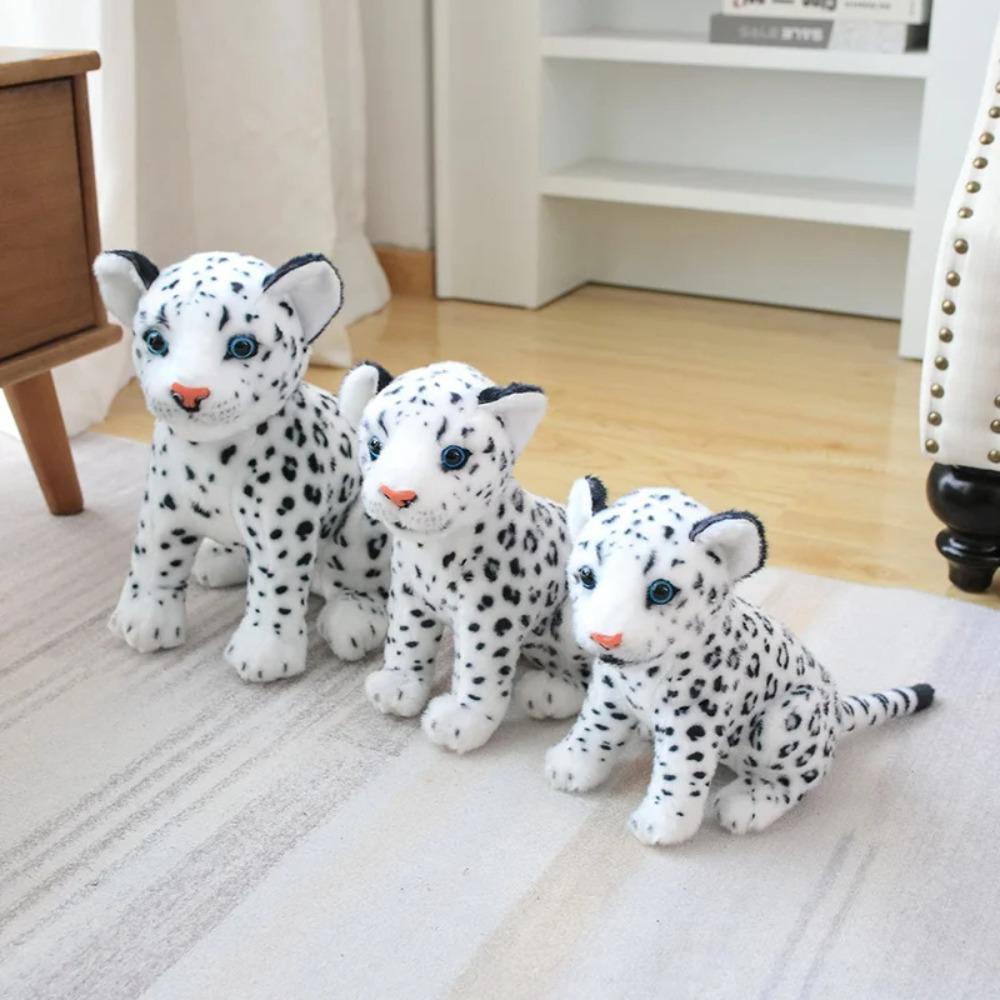 Simulation Cheetah Simulation Snow Leopard Plush Toy Simulation Cheetah Plush Toy  Birthday Gift