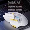 Inphic A9 Explorer Kabellose Gaming-Maus 500mA Akkuanzeige Ergonomie Bluetooth Büro-Maus für PC Laptop