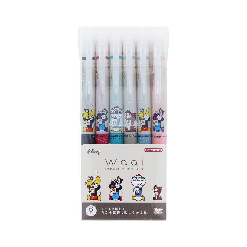 

Канцелярские товары Disney Шариковая ручка FriXion FriXion Сейджи Мацумото x Disney Стандартная MSC S4657560 Sun-Star Ручка, Ваай,