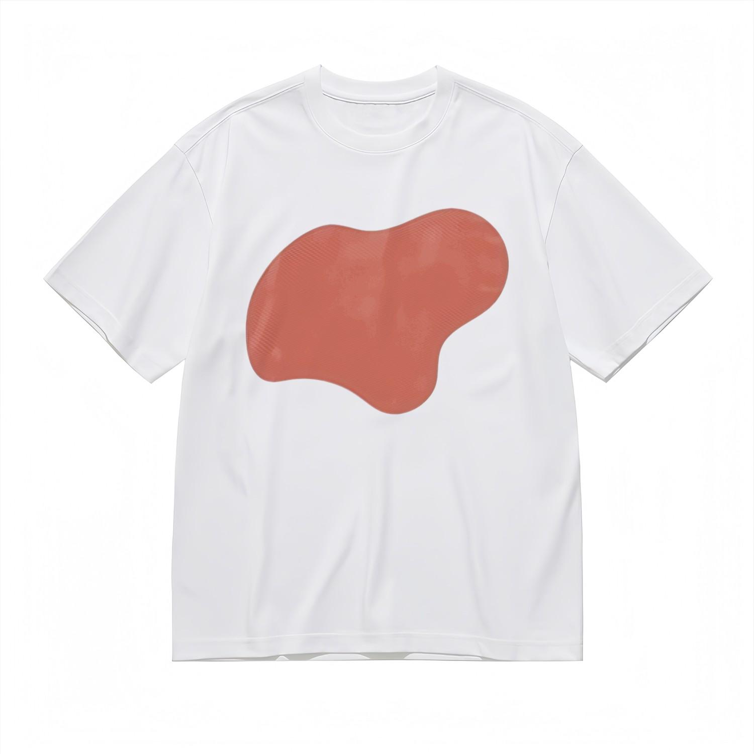 Women s All Season Fashion Comfy Classic T-Shirt Mens Womens Tees Top Geometric Form Graphic Tee S