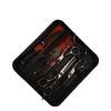 Stainless Steel Hairdressing Scissors Set: Includes Straight Edge and Thinning Scissors for Hair Cutting