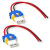 RED WOLF 9005 9006 HB3 2 PIN Female Wiring Ceramic Socket Fit For Toyota GM Ford Chevy Hyundai Chrysler Kia Honda Headlight Fog Light Retrofit