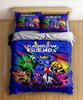 Graffiti Rainbow Friends Cartoon Duvet Cover UK Single Double King US Twin Full Queen Size Bed Linen Set
