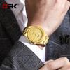 OPK Luxury Fashion Men's Quartz Watch Octagonal Waterproof Night Light Business Men's Calendar Watch