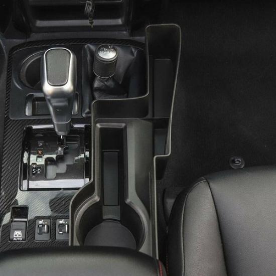 Mittelkonsolen-Seiten-Schaltknüppel-Aufbewahrungsbox Organizer für 4Runner 2010-22 Schwarz