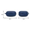 For QCY T13 ANC 2 Bluetooth-compatible Earphones Case with Anti Lost Buckle Silicone Protective Cover